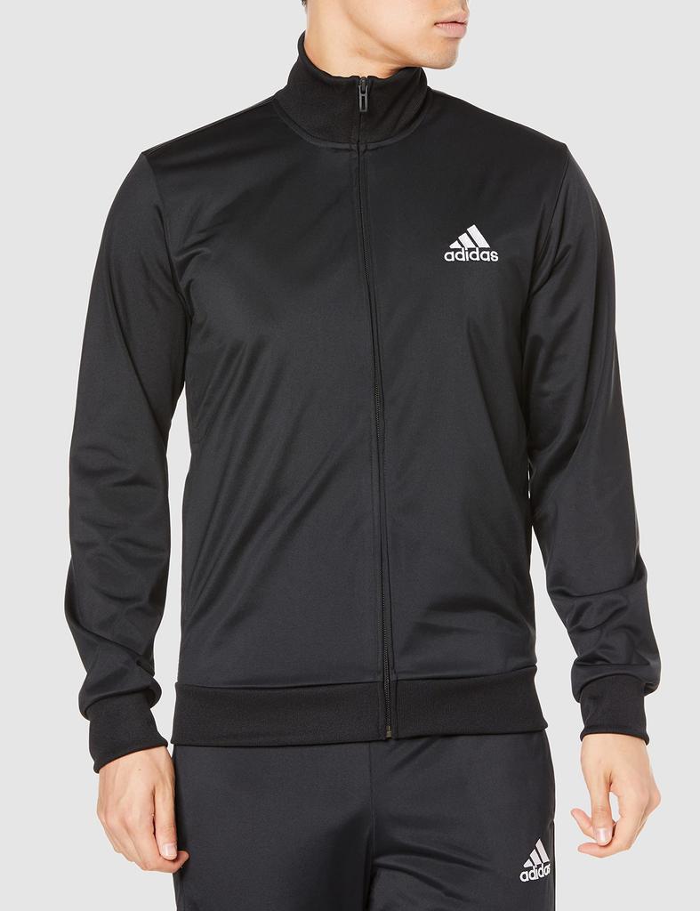 Essentials Small Logo Tracksuit Jersey Set [Adidas] 28901/ECT29 Men's Top Black/White Bottom Black/White (GK9656) J/M