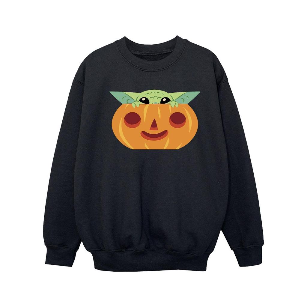 Star Wars Girls Grogu Pumpkin Sweatshirt