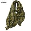 180*68cm Imitation Cashmere Scarf Vintage Plaid Printed Mujer Foulard Blanket  Autumn Winter Warm