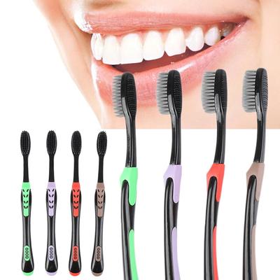 Strona główna Ultra miękka szczoteczka do zębów Bamboo Charcoal Oral Clean Care Brush 4 szt. Szczoteczka do zębów
