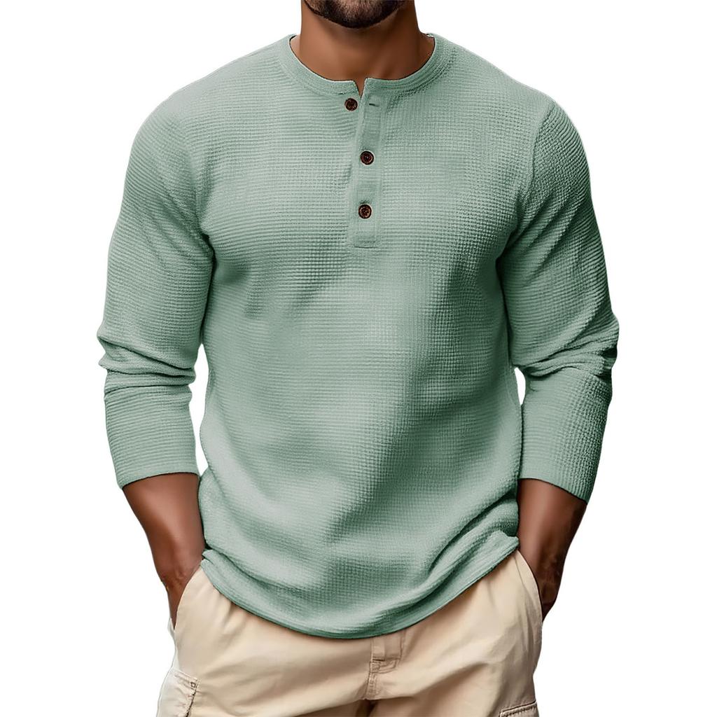 Men's Hoodie Loose Long Sleeves Round Neck