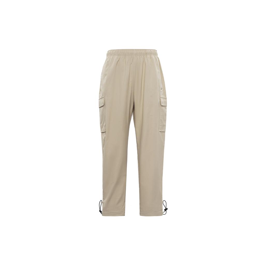 Nike Embroidered Logo Sportswear Woven Cargo Pants Men Bottoms Light-Brown CU4326-224