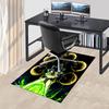 1pc Ricky and Morty Electric Chair Mat: Anime Cartoon Design, Non-Slip Carpet for Office Chairs, Suitable for All Seasons, Ideal as a Gift or Home Dec