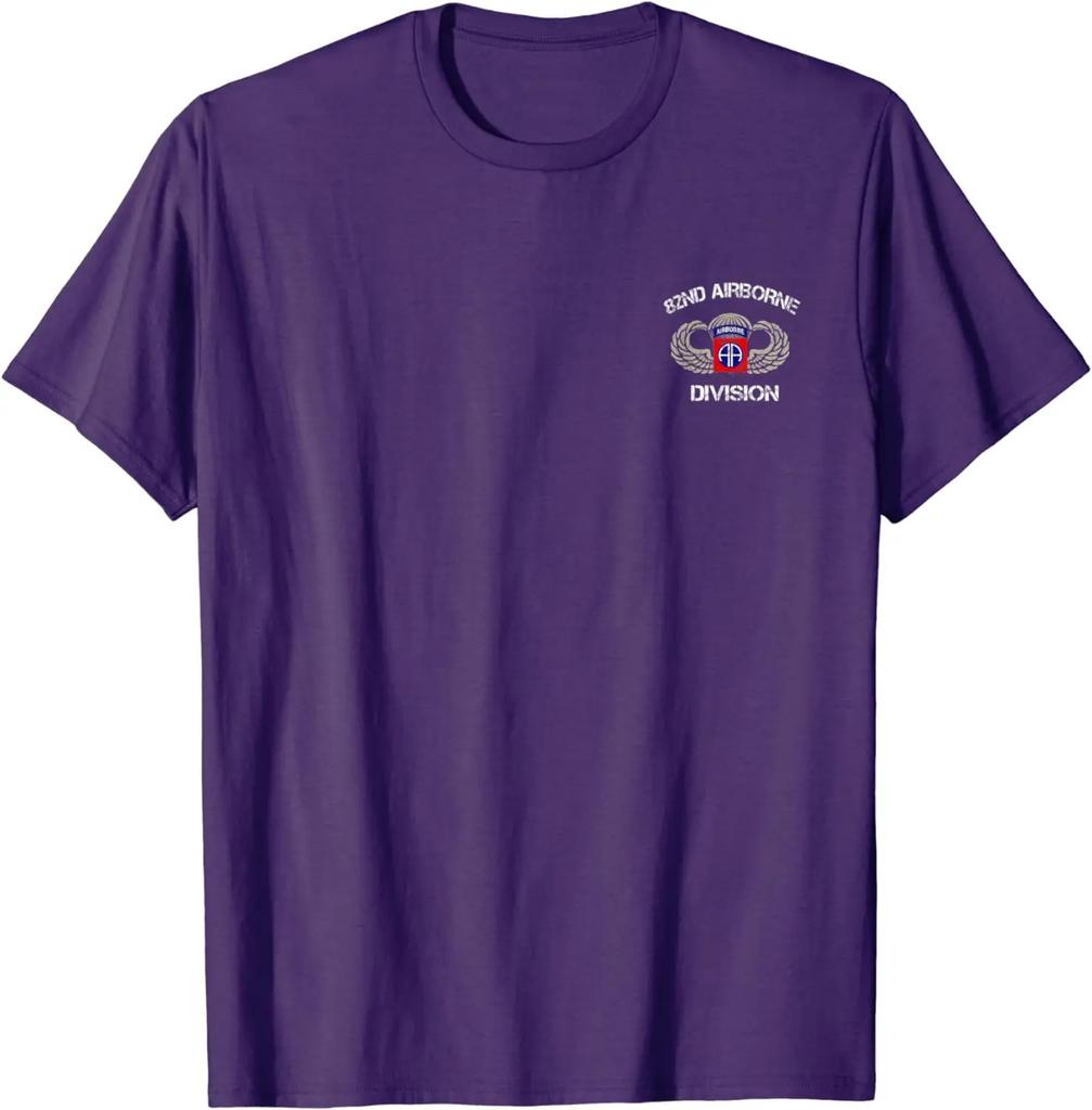 82nd Airborne Division Veterans Day Gift TShirt 100 Cotton ONeck Summer Short Sleeve Casual Unisexs Tshirt Size S3XL