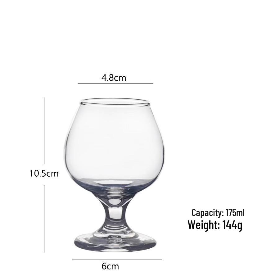 European-Style Tall-Stemmed Brandy, Whiskey, and Red Wine Glasses