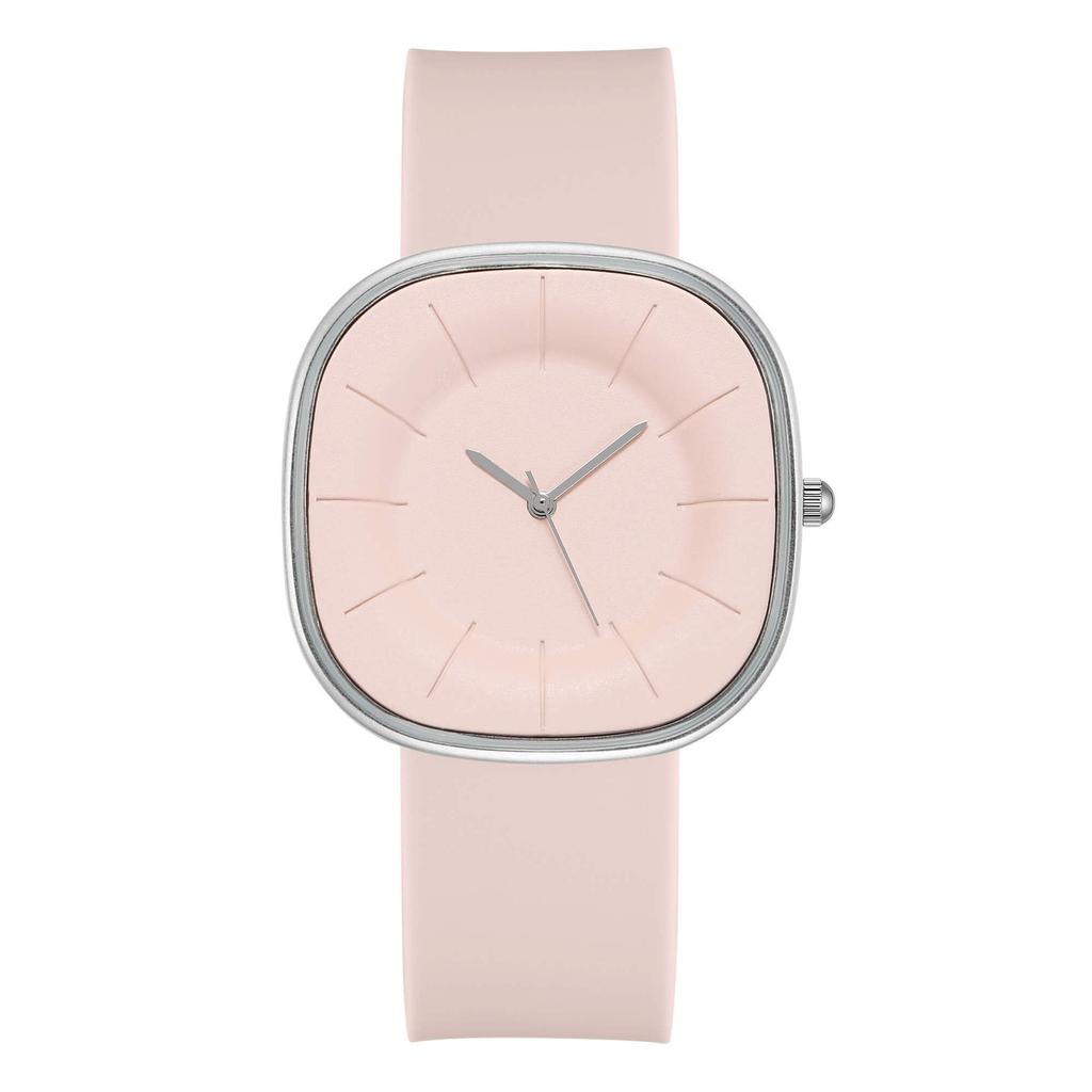 Japanese Minimalist High-Value Creative Student Niche High-End Women'S Sugar Cube Silicone Watch