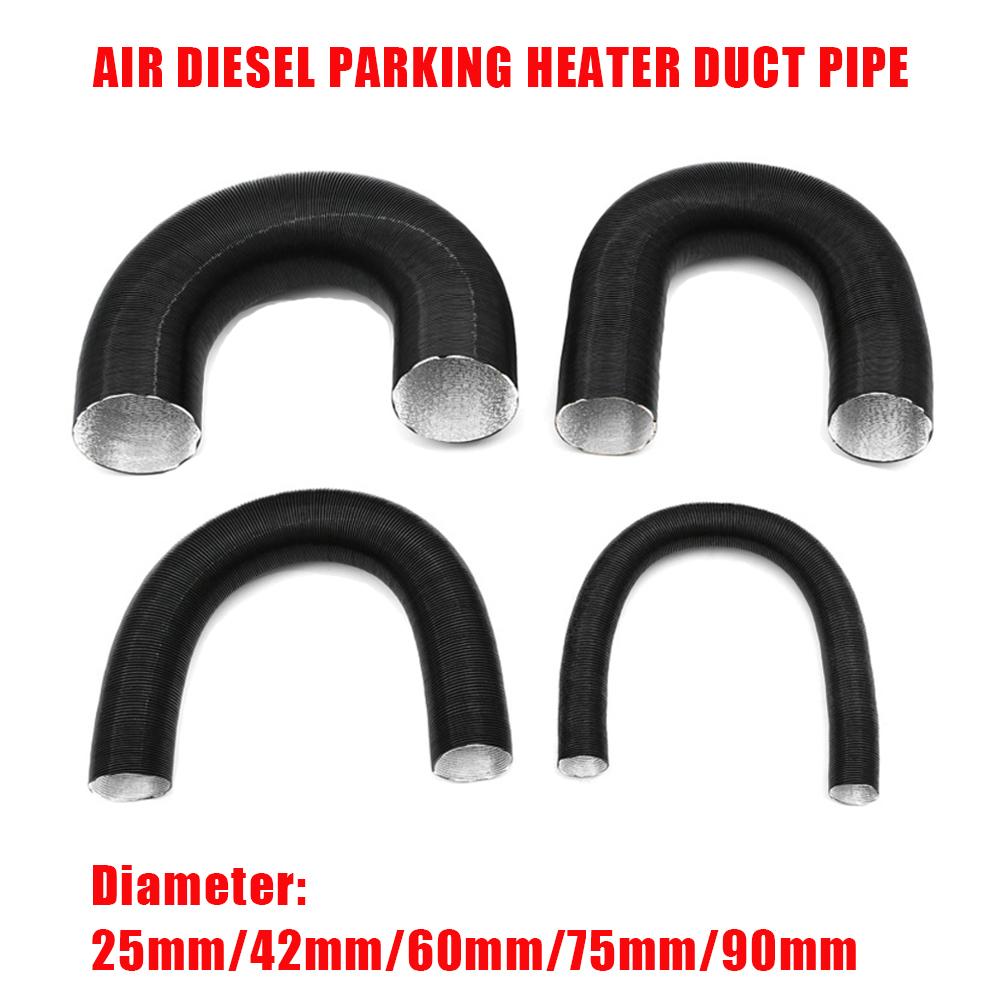 25mm 42mm 60mm 75mm 90mm Diameter Air Diesel Parking Heater Duct Pipe Tube Hose For Webasto Car Camper Caravan High Temp