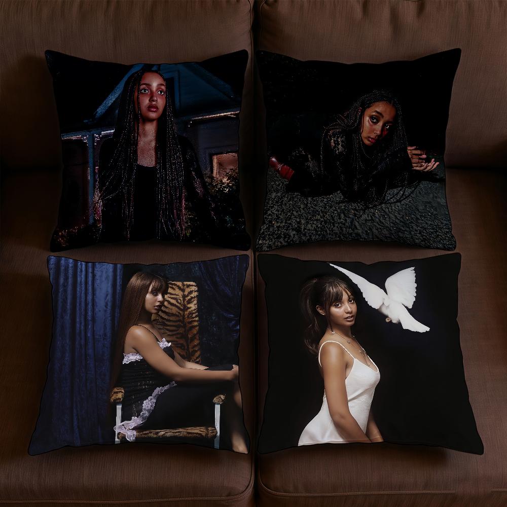 Cushion Cover Soft Case Sofa Living Room PinkPantheress Singer Home Comfortable British Office Decor Protective Pillow Covers