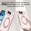 Shockproof Phone Case Magnetic for IPhoneDuo with 360 Degree Ring, Rotatable Non Comprehensive Hinge Protection Cover Slip Holder, Wireless