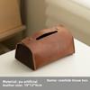 Pu Leather Tissue Box For Living Room With Multi Use Features For Home Decor