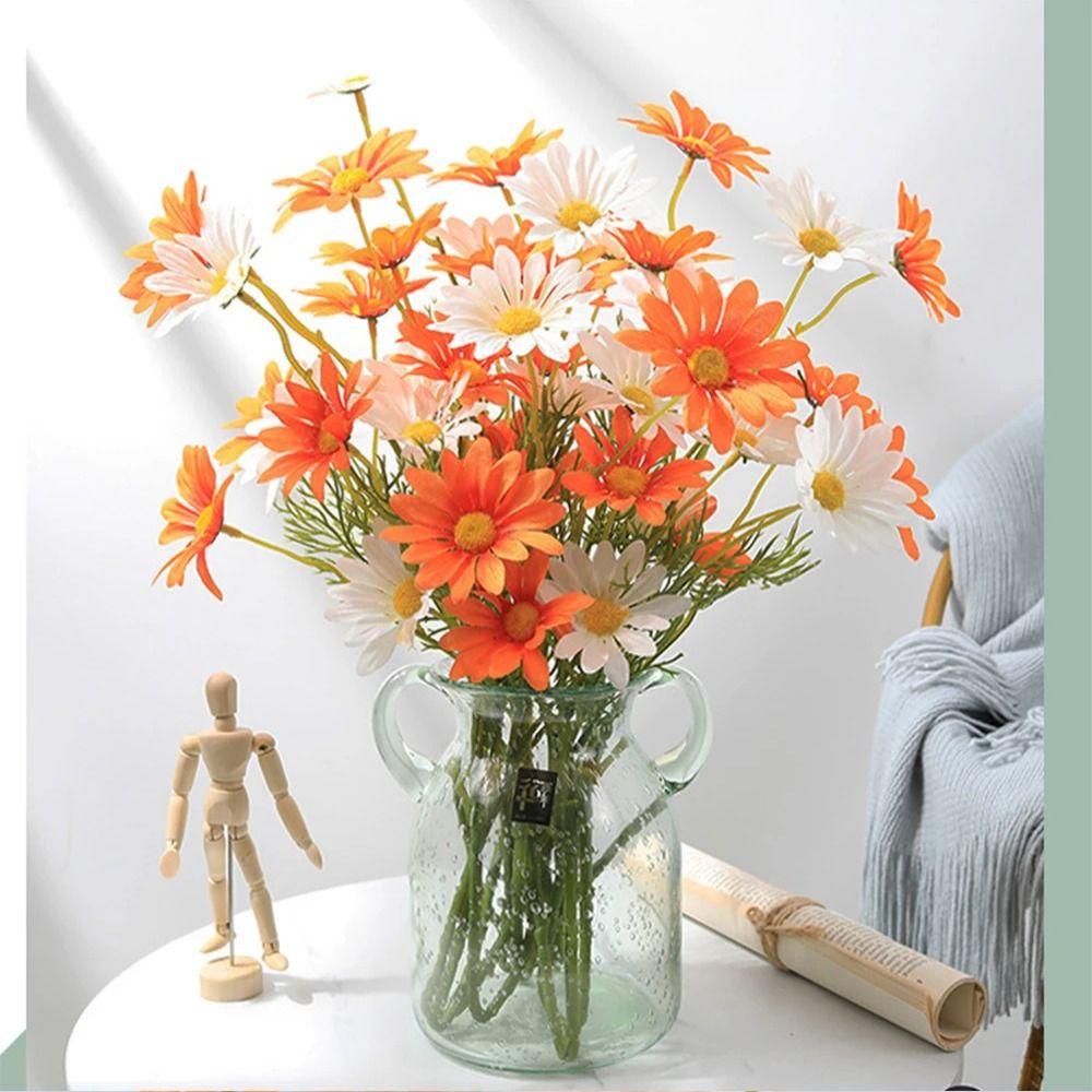 Long Branch Artificial Daisy Flowers Multi-color Imitation Chrysanthemum Flowers  Home Decor