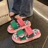 Beautiful thick-soled height-increasing cool slippers for women's summer wear, high-end new models with skirts, going out, beach shoes