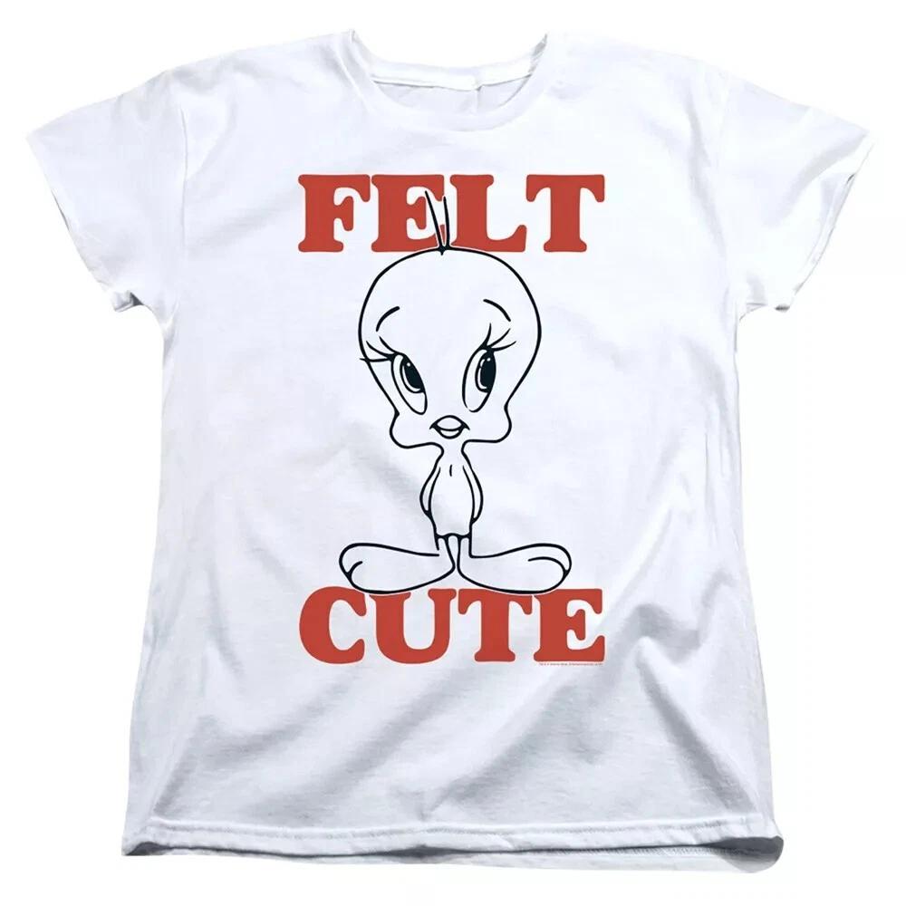 Looney Tunes  Felt Cute  Women s T-Shirt M