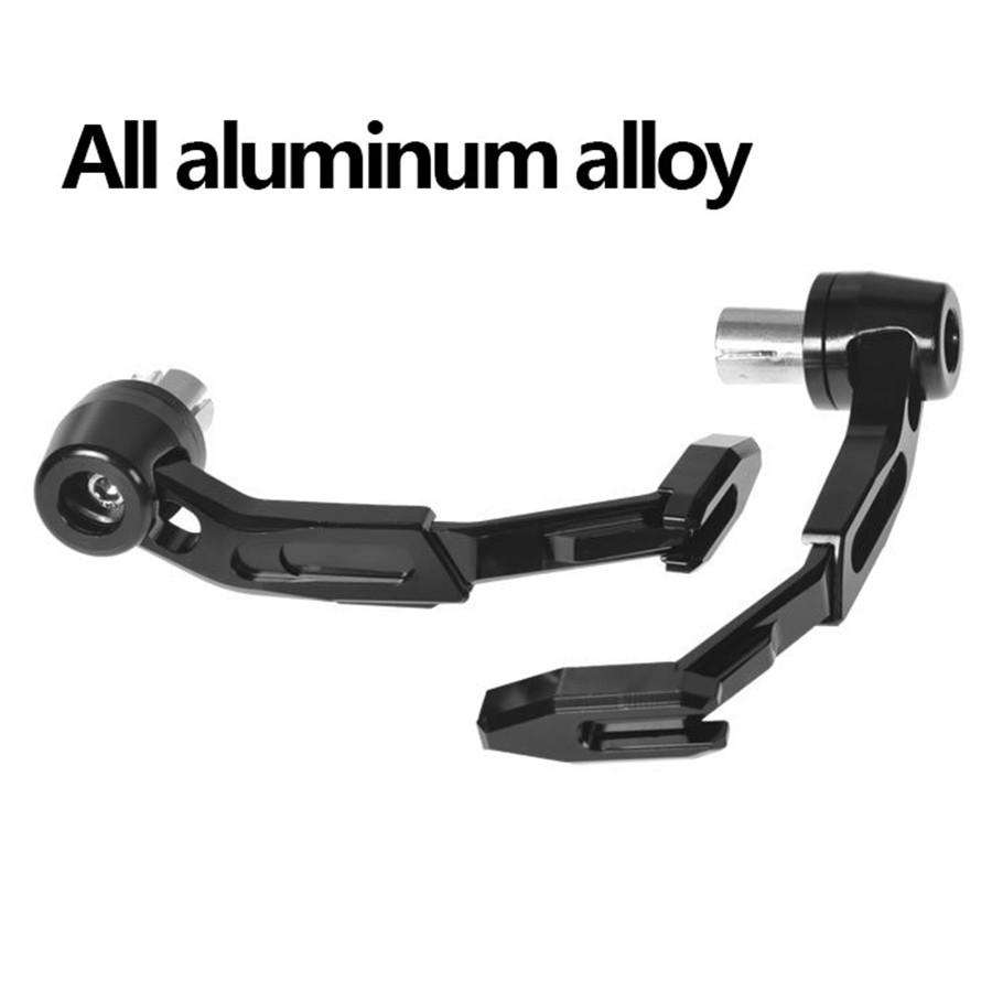 Left+Right Aluminum 22mm Motorcycle Handlebar Protector Brake Clutch Lever Guard