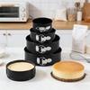 Round Cake Mould Removable Bottom Leakproof Round Cake Pan Bakeware Non-Stick Metal Bake Mould Kitchen Accessories Baking Tools