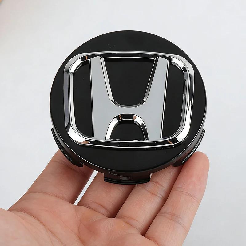 58/69mm Car Wheel Hub Center Caps 4PCS ABS Wheel Rim H Logo Cover for Honda Civic Accord CR-V Fit Auto Exterior Accessories ajk256