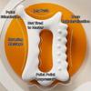 Ergonomic Wave Edge Thumb Massage Tool - PP Material for Deep Tissue Relaxation, Facial Contouring & Acupressure, All-Season Use