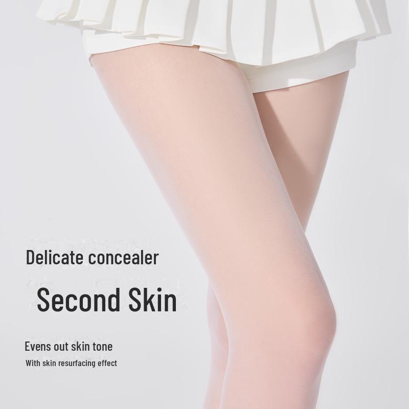Women's White Anti-Snag Summer Pineapple Socks: Durable, Non-Slip, Ultra-Thin 0D Concealer Pantyhose for Skin-Brightening.