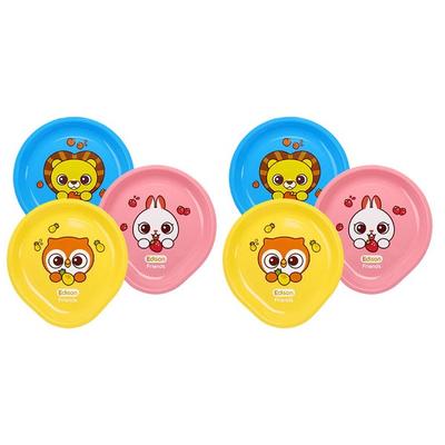Edison Friends babybord, 3-delige set, geel, blauw, roze, 2 sets, populaire Koreaanse ouderschapsartikelen