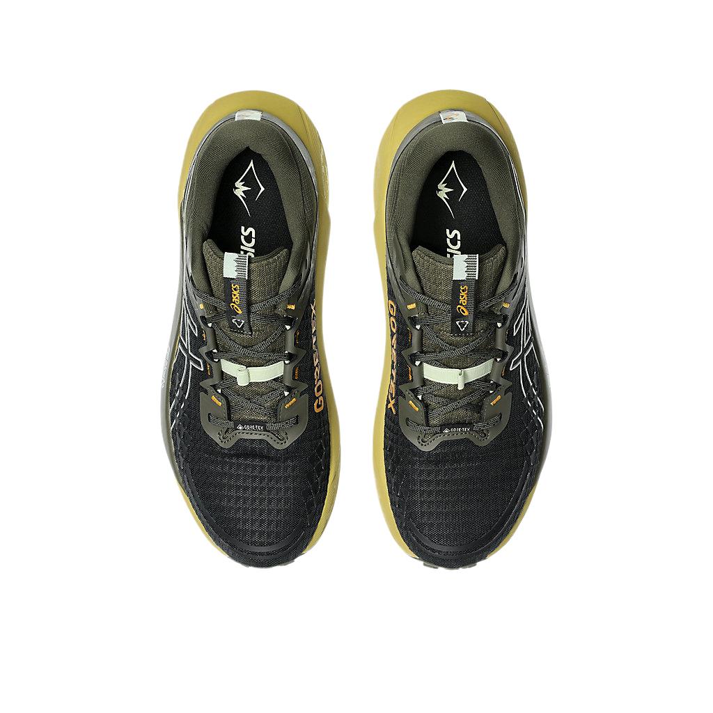 Asics Gel-Trabuco 13 Gtx Pohodlné Módní Jednoduché Všestranné Odolné Běžecké Boty s Nízkým Svrškem Pánské tenisky Černé 1011B978-003