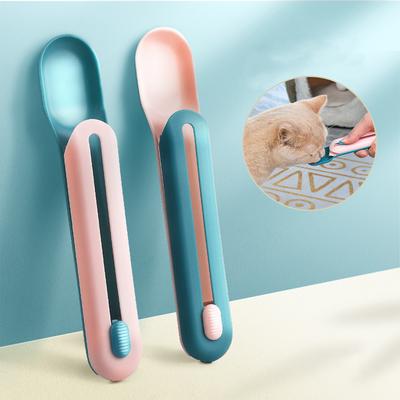 Cat Strip Squeezing Spoon Pet Cat Liquid Snack Feeder Cat And Dog Food Squeezer No Residue Safe And Easy To Clean Pet Supplies