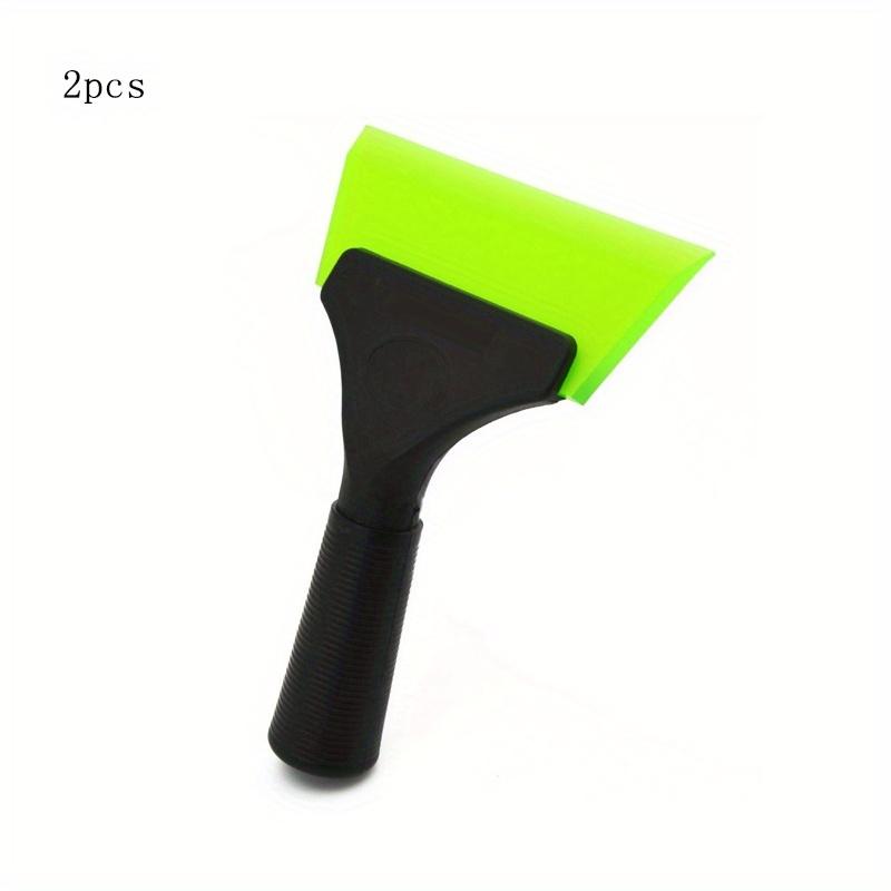 2pcs Winter New Car Snow Shovel Multi-function Mini De-icing Defrosting Shovel Silicone Anti-slip