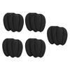 10Pcs Breathable Forefoot Cushion Removable Adhesive Shoe Inserts Anti Friction Heel Protector for Sneakers Leather Shoe  Black