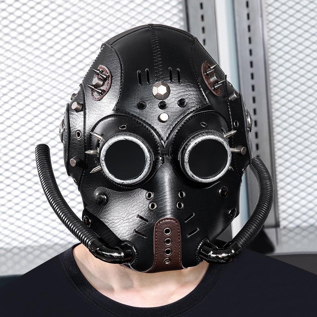 Accessorio Scenico di Halloween Maschera Creativa da Medico della Peste per Cosplay Adulti e Costumi Fai-da-te