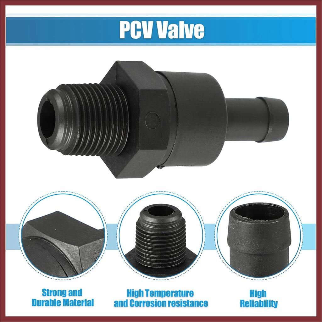 PCV Valve Exhaust Positive Crankcase Ventilation Valve Fittings for Chrysler PT Cruiser 2.4L 2001-2010 for Jeep Wrangler 2.4L 2003-2006 No.4777240AD