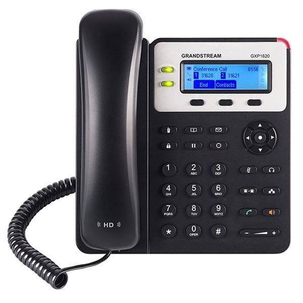 VoIP Phone - GRANDSTREAM - GXP1620 - HD Audio - Backlit LCD Screen - 500 Contacts