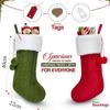 Christmas Decorations Knitted Wool Thick White Wool Socks Hotel Home Christmas Socks