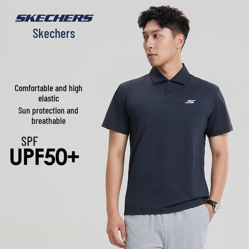 Skechers Men's Performance Sun Protection Short Sleeve Polo