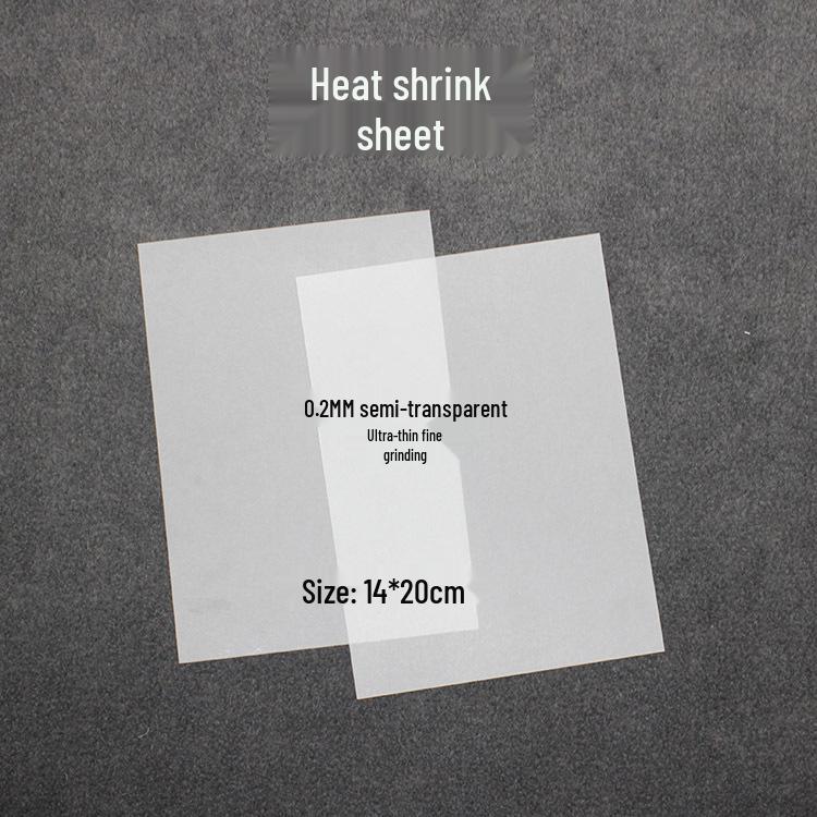 Colored Pencil DIY Sanding Heat Shrink Plastic Sheets - 14.5x20cm
