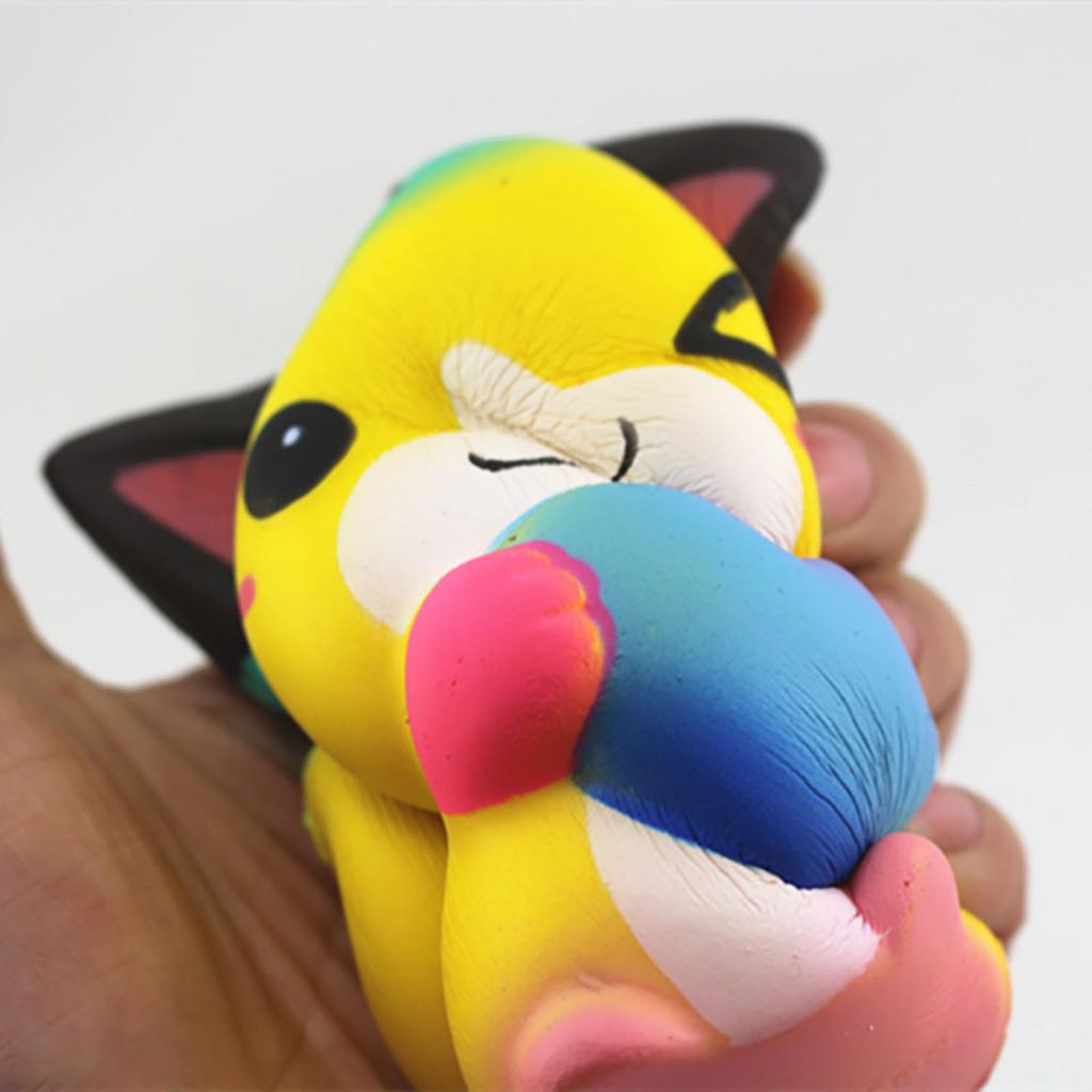 Simulation Love Cat Toy PU- Sponge Decompression Toy Slow Rebound- Puzzle Early Education Home Furnishings