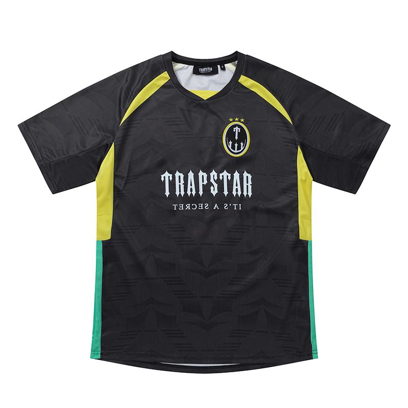 Trapstar London 2026 New Summer Trapstar Logo Diagonal Logo Number 23 Basketball Jersey Football Jersey Gradient Sports Short Sleeved T-shirt