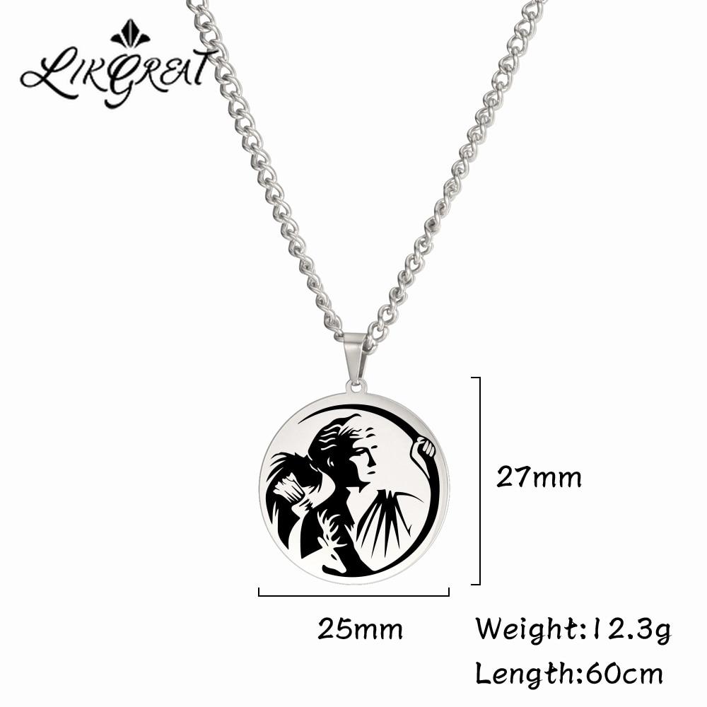 Amulett Hunter Anheng Halskjede For Menn Gresk Mytologi Rustfritt stål Kjede Halskjede Kvinner Charm Smykker Gaver