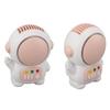Astronaut Mini Vifte Rosa USB Oppladbar Stille Bladløs 2 Hastighetsjusteringer Håndholdt Astronaut Vifte