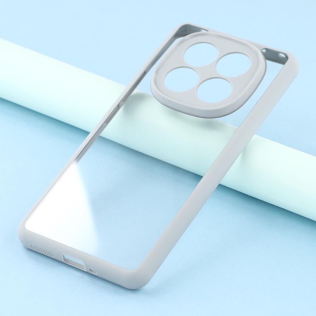 For Xiaomi Redmi Note 14 Pro+ 5G Phone Case TPU+Acrylic Clear Back Cover