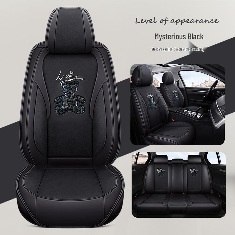 Cartoon Car Seat Covers for Beijing Hyundai Tucson, ix25, ix35, Sonata, and Sonata Eight - Tech Cloth Cushions