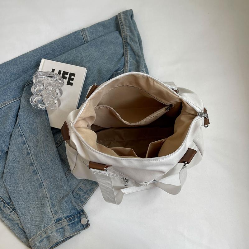 Leichte Canvas-Tragetasche für Damen mit großem Fassungsvermögen, Umhängetasche für Pendler