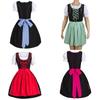 Vintage Style Bavarian Dirndl Dress For Oktoberfest And Festival Cosplay