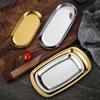 SikaiZhuo Stainless Steel Oval Multi-Purpose Trays - Small 10-Pack