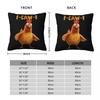 F-Caw-F Chicken Funny Humor Rooster Pillow Cover Vintage Pillow Case For Sofa Home Decoration Cushion Cover Pillowcases Gift