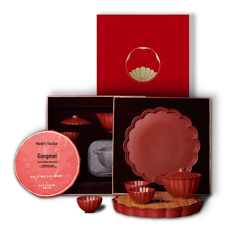 Qingputang Sunflower Pattern Zisha Tea Set