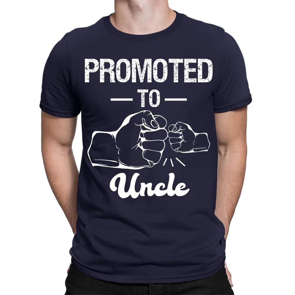 Promoted To Uncle Baby Announcement Funny Mens TShirts Tee Top TA135 2XL