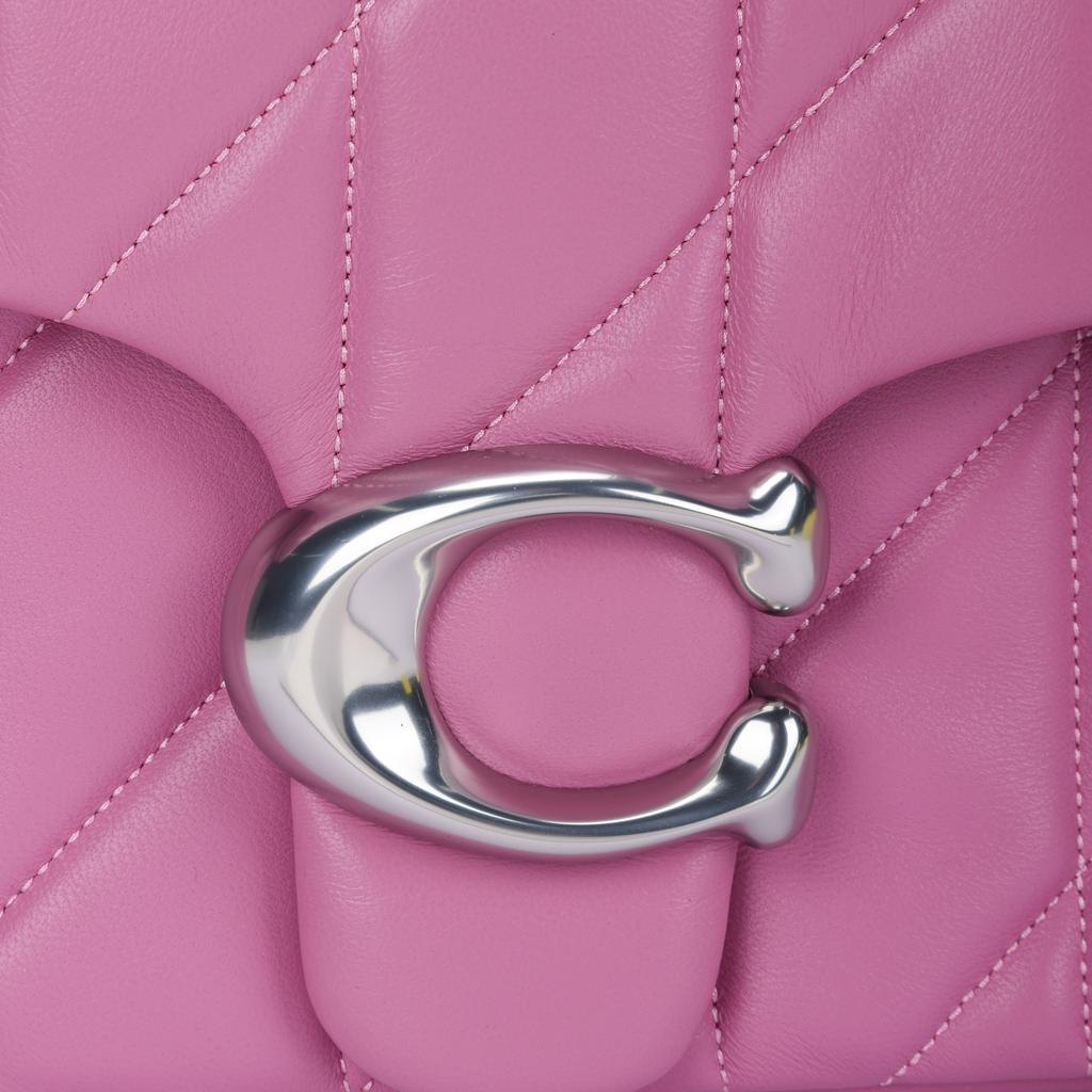COACH Tabby Nappa Leather Shoulder Bag Medium Women's Pink CP150-LHDB8