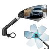 Bicycle Handlebar Mirror High Clarity Right/Left Mirror Multi-angle Adjustment Anti-Glare 360-Degree Rotation E-Bike Motorcycle Rearview