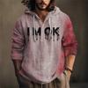 Halloween Printed Men's Shirt, Hooded Long-sleeved Hooded Spring And Summer Casual Daily Wear