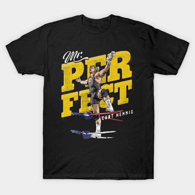 Men Black Print T-shirt Mr. Perfect Rise No-Cut Transfer Paper Print Cotton Tshirt 2XL чёрный