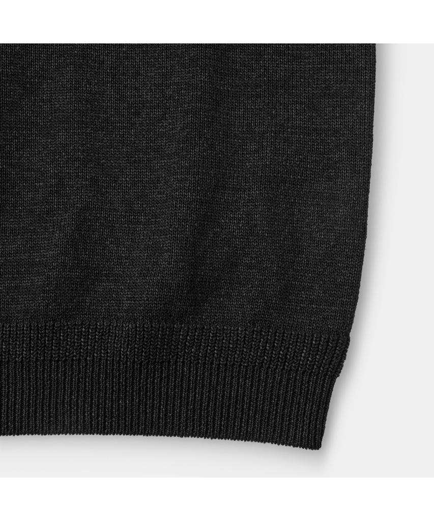 Silijeu Paper Yarn Crew Neck Sweater Sawam26701Bkx